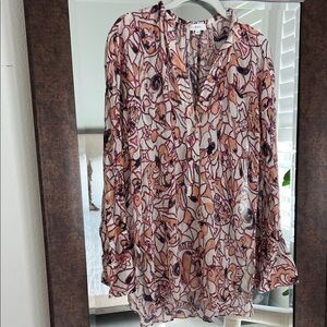 A.L.C. Multicolor Floral Coverup